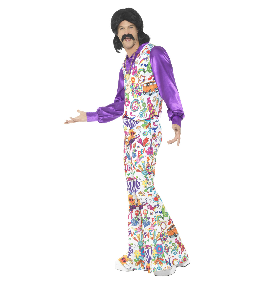 Hippie - pánský kostým