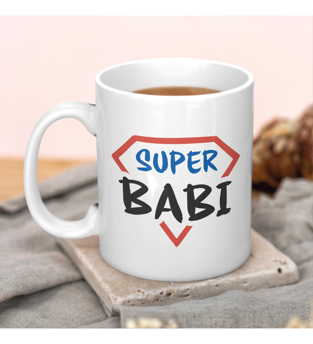 Hrnek bílý -Super babi