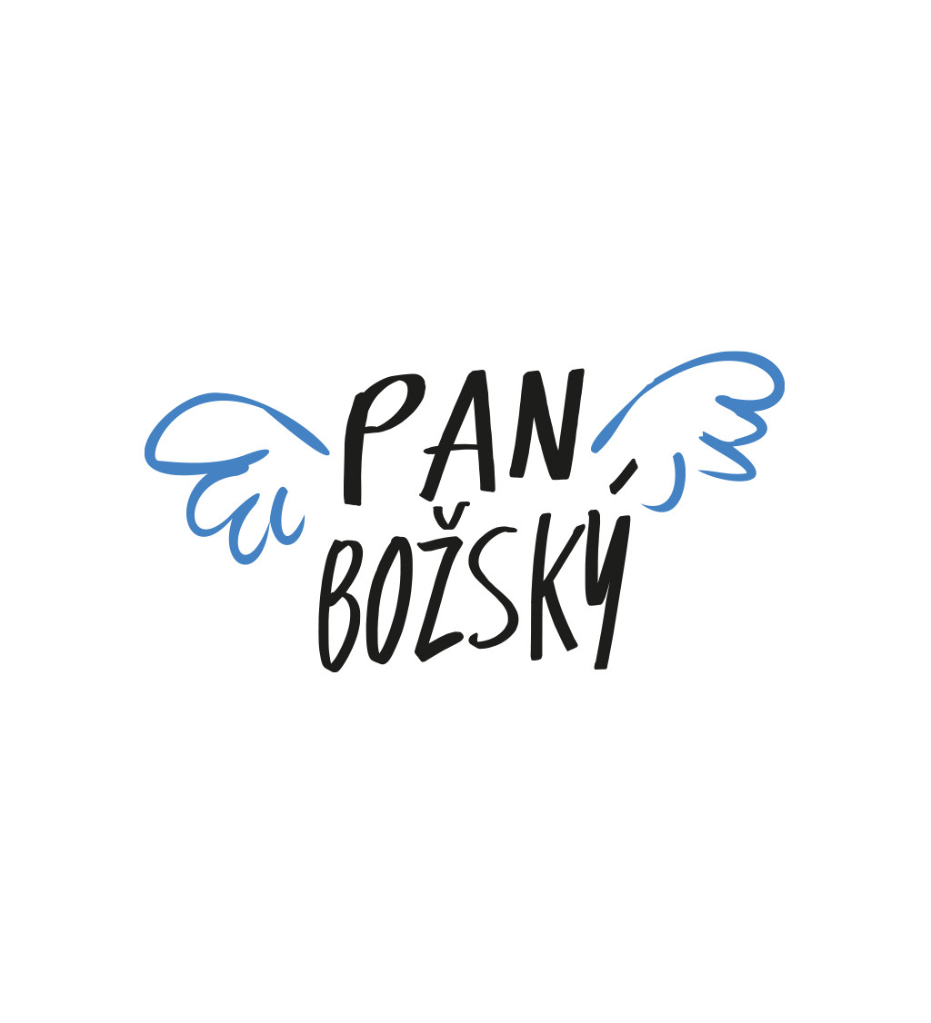 Pánské bílé triko - Pan božský