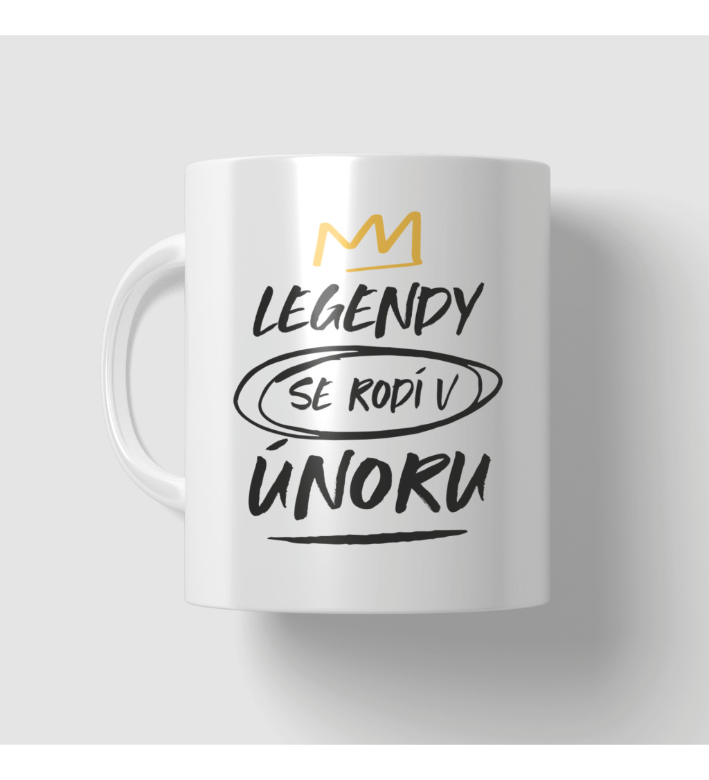 Narozeninový hrneček Legendy se rodí v únoru