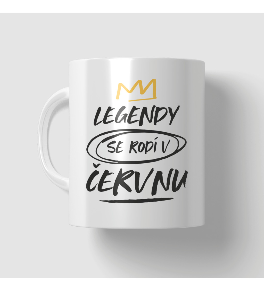 Narozeninový hrneček Legendy se rodí v červnu