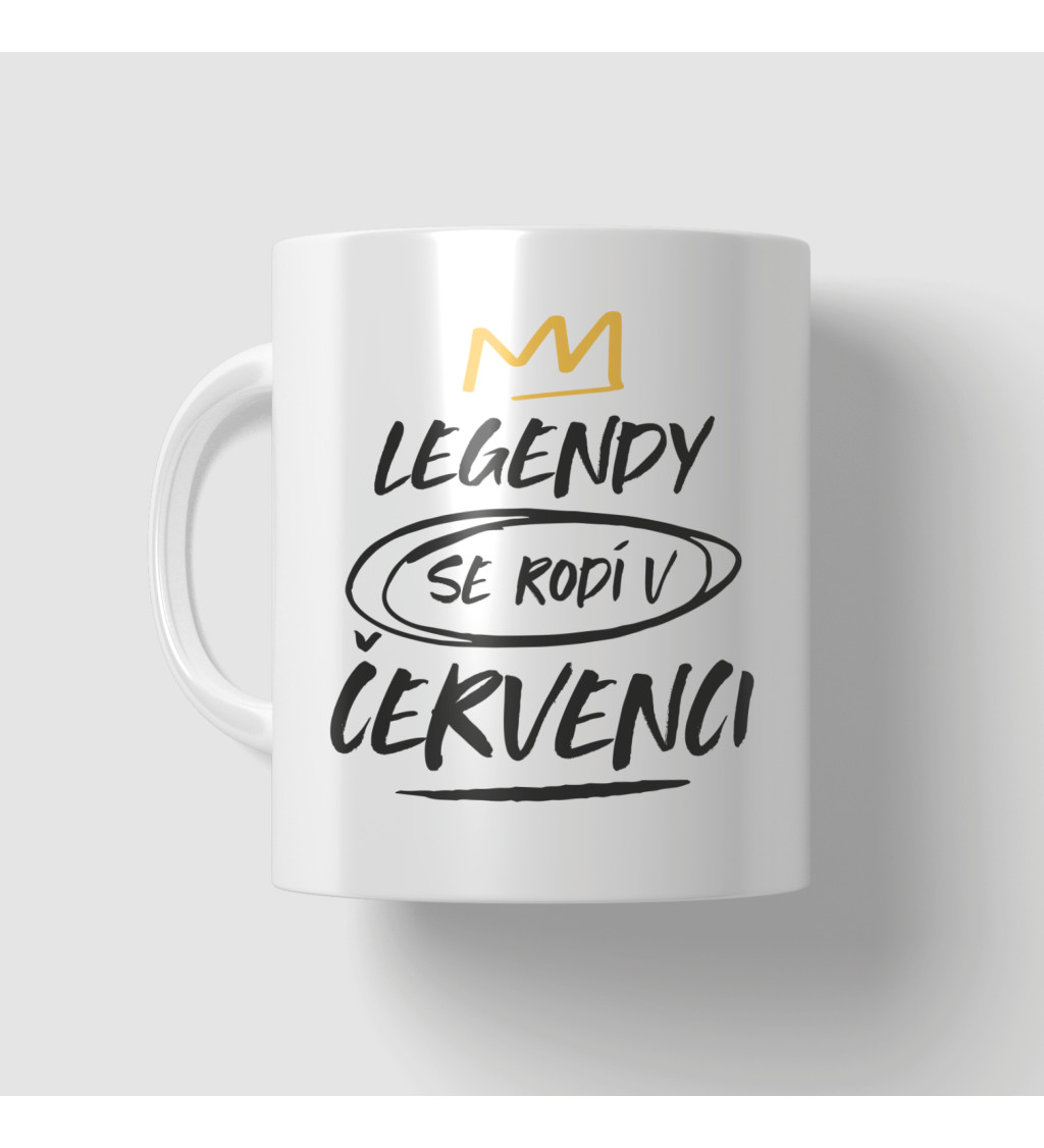 Narozeninový hrneček Legendy se rodí v červenci