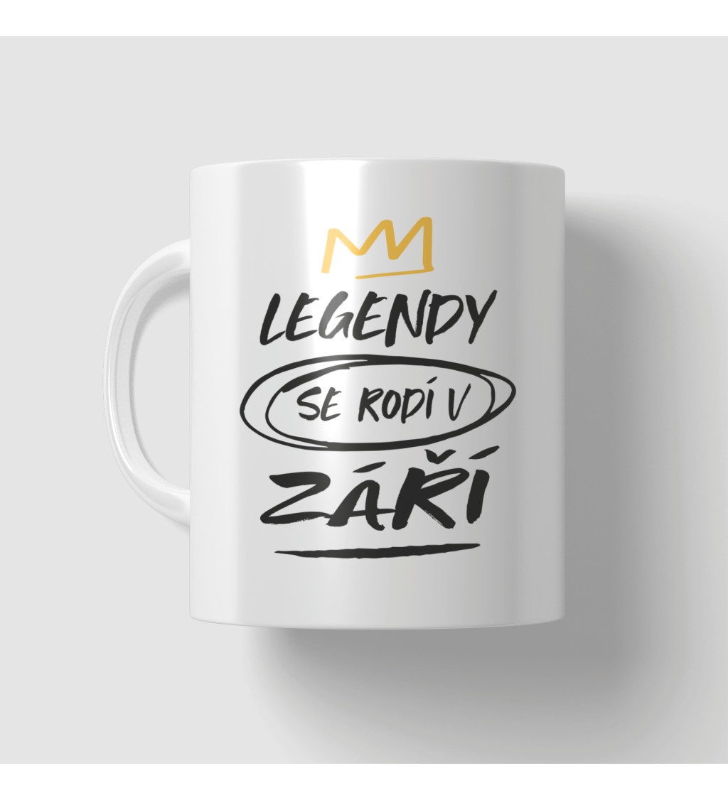 Narozeninový hrneček Legendy se rodí v září