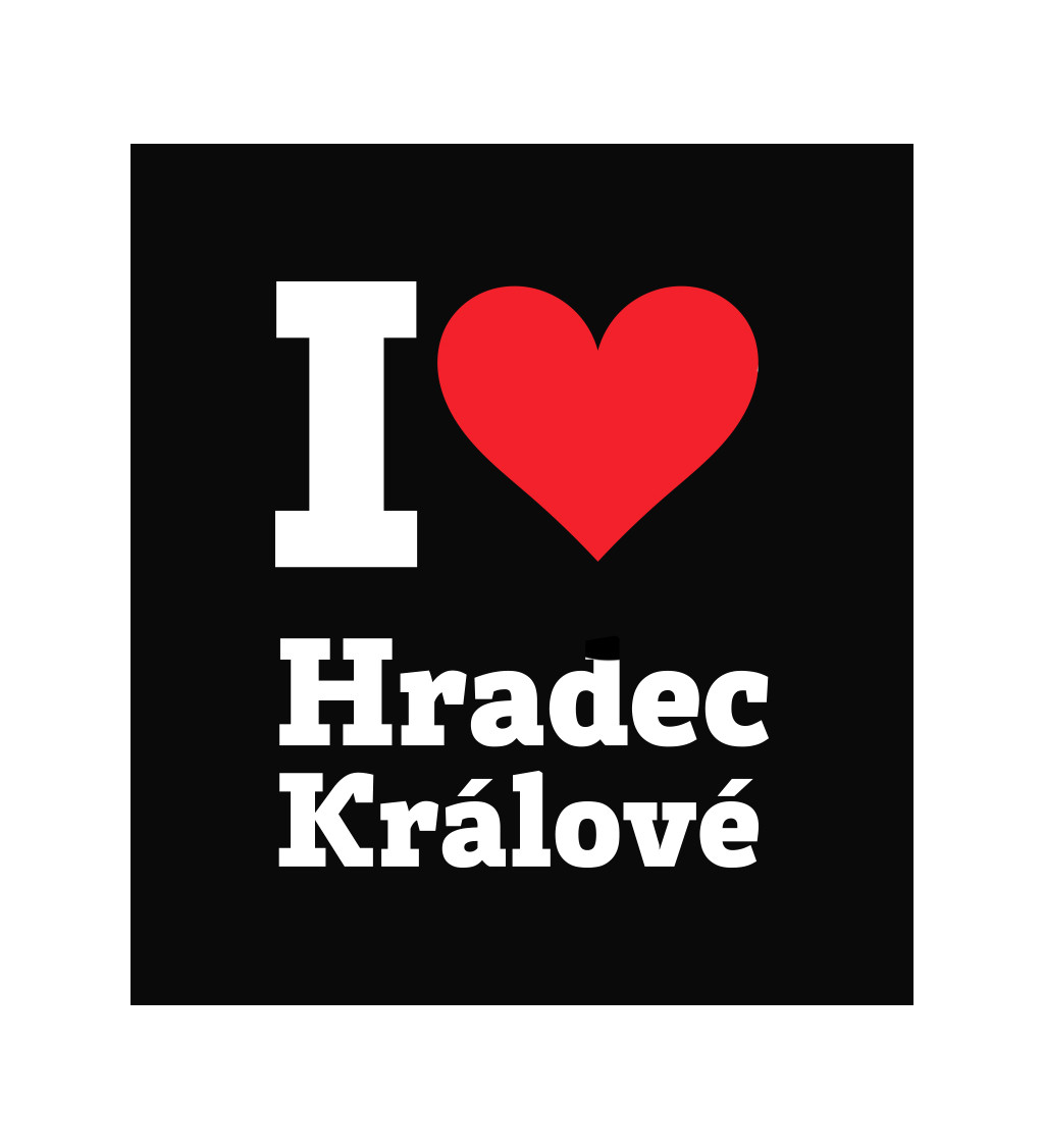 Zástěra černá-  Hradec Králové