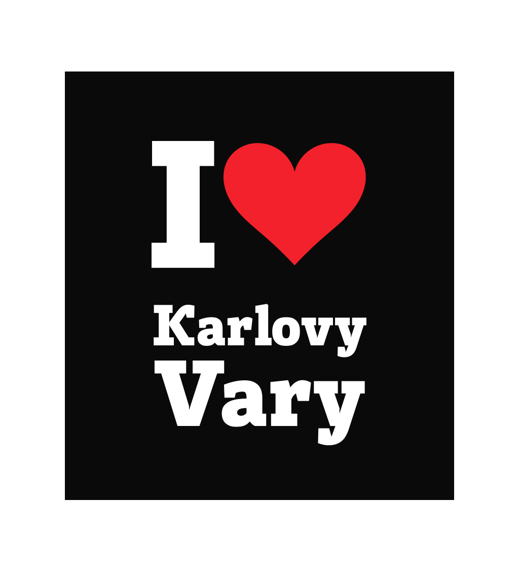 Zástěra černá - Karlovy Vary