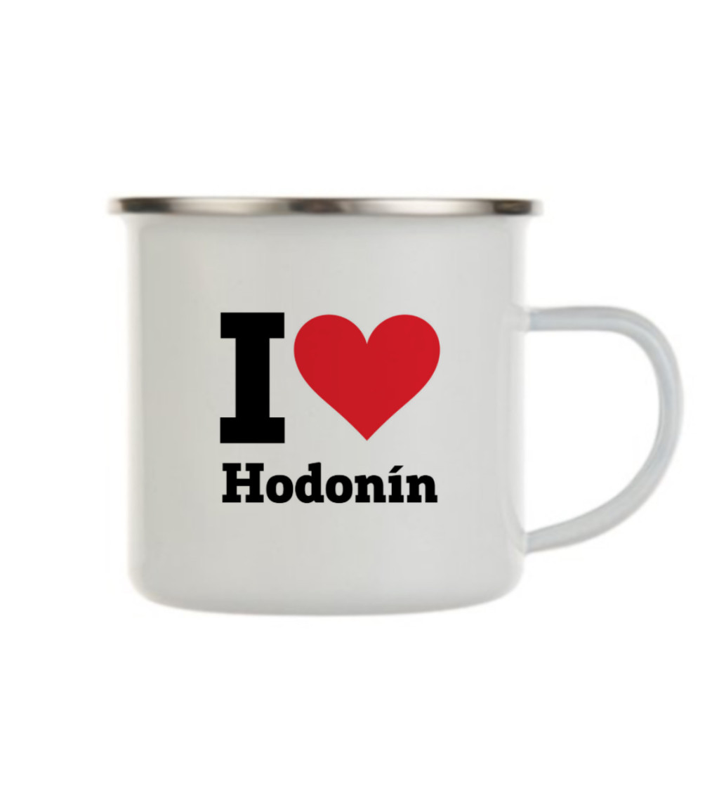 Plecháček bílý I love Hodonín