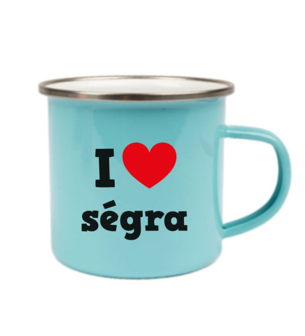 Plecháček modrý I love ségra