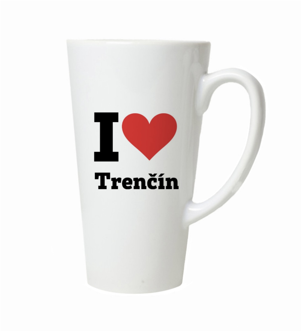 Latte hrnek I love Trenčín