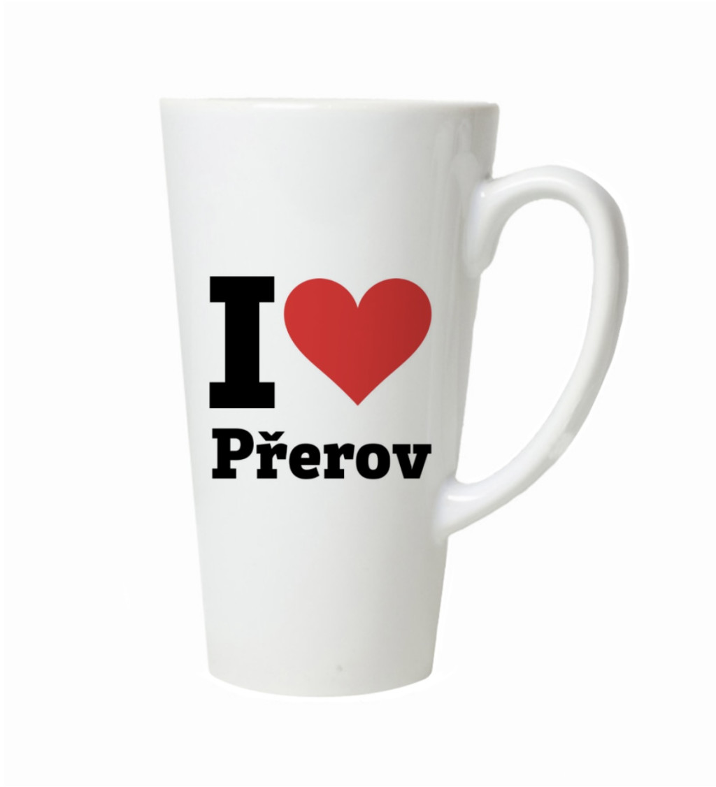 Latte hrnek I love Přerov