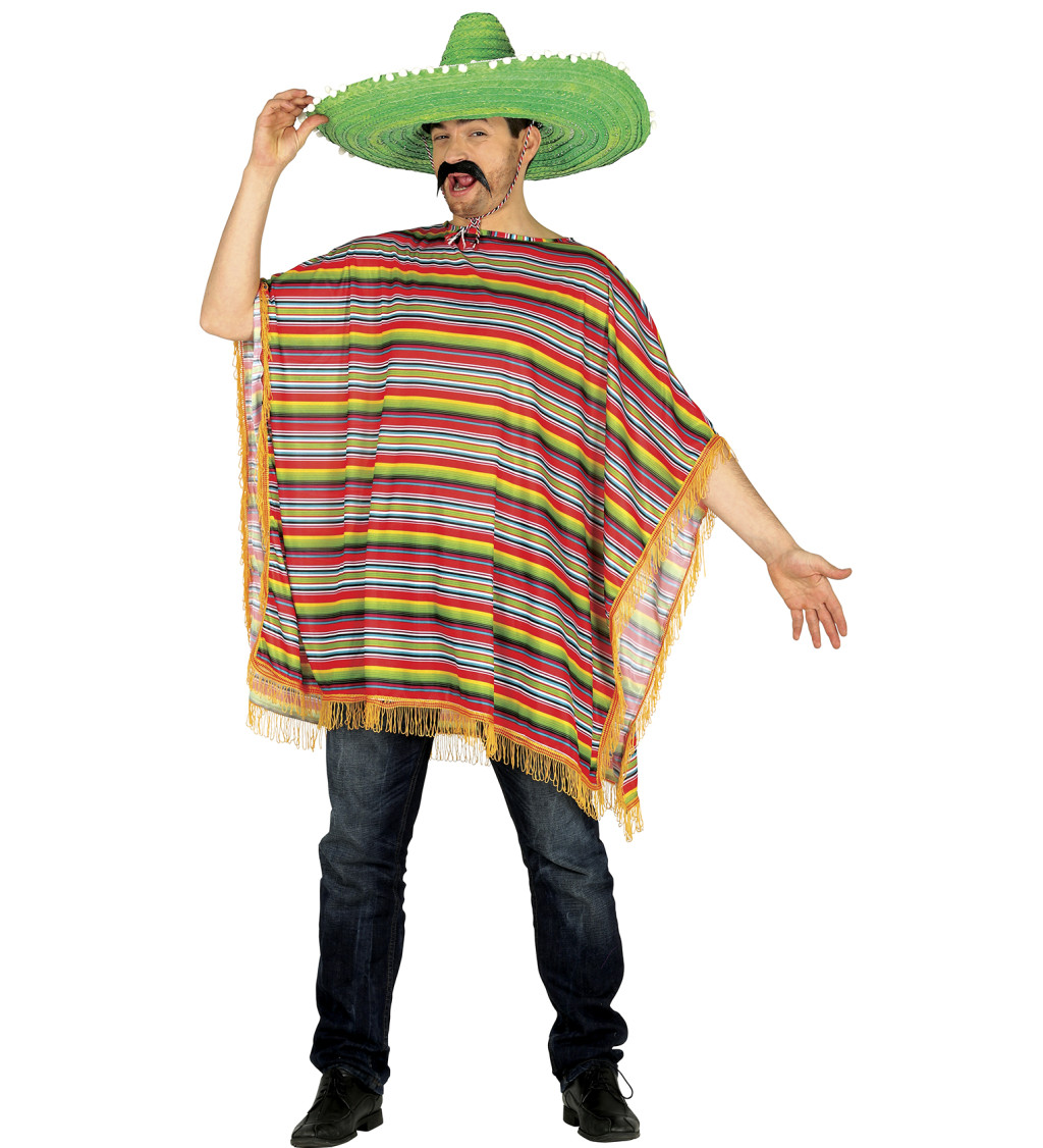 Pánský kostým Mexické poncho