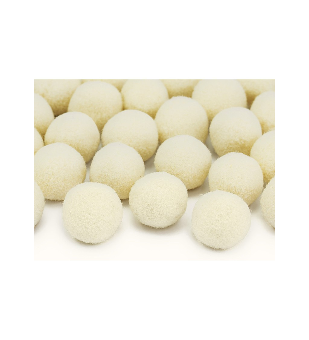 Krémový pompom