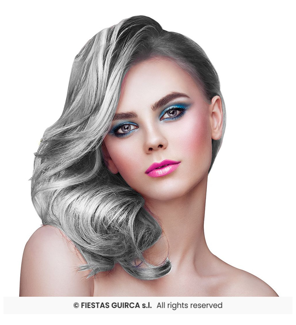 Stříbrný vlasový sprej