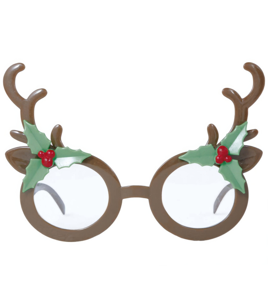 Brýle se sobem a jmelím