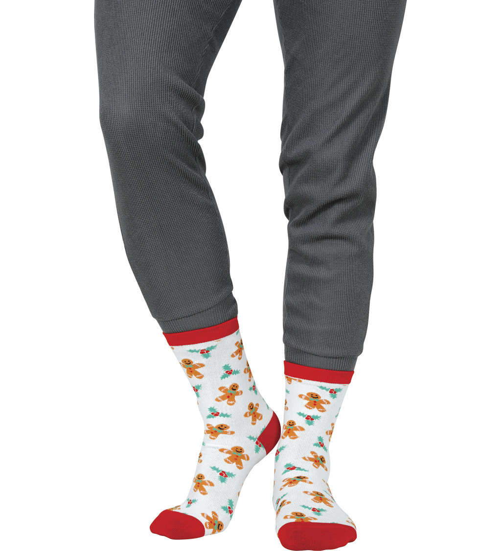 Vánoční ponožky se sladkými perníčky