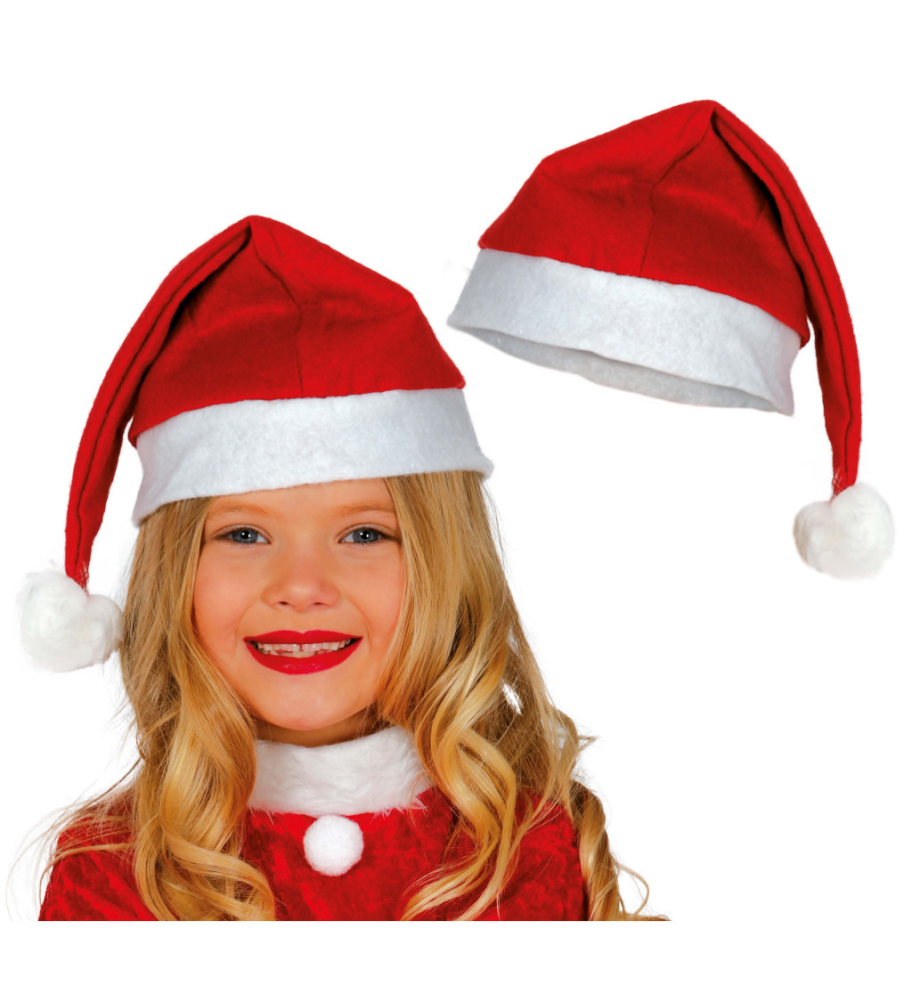Dětská čepice Santy