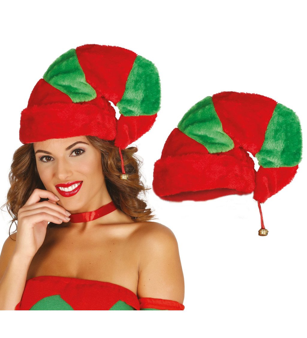 Elfí čepice s cinkající rolničkou