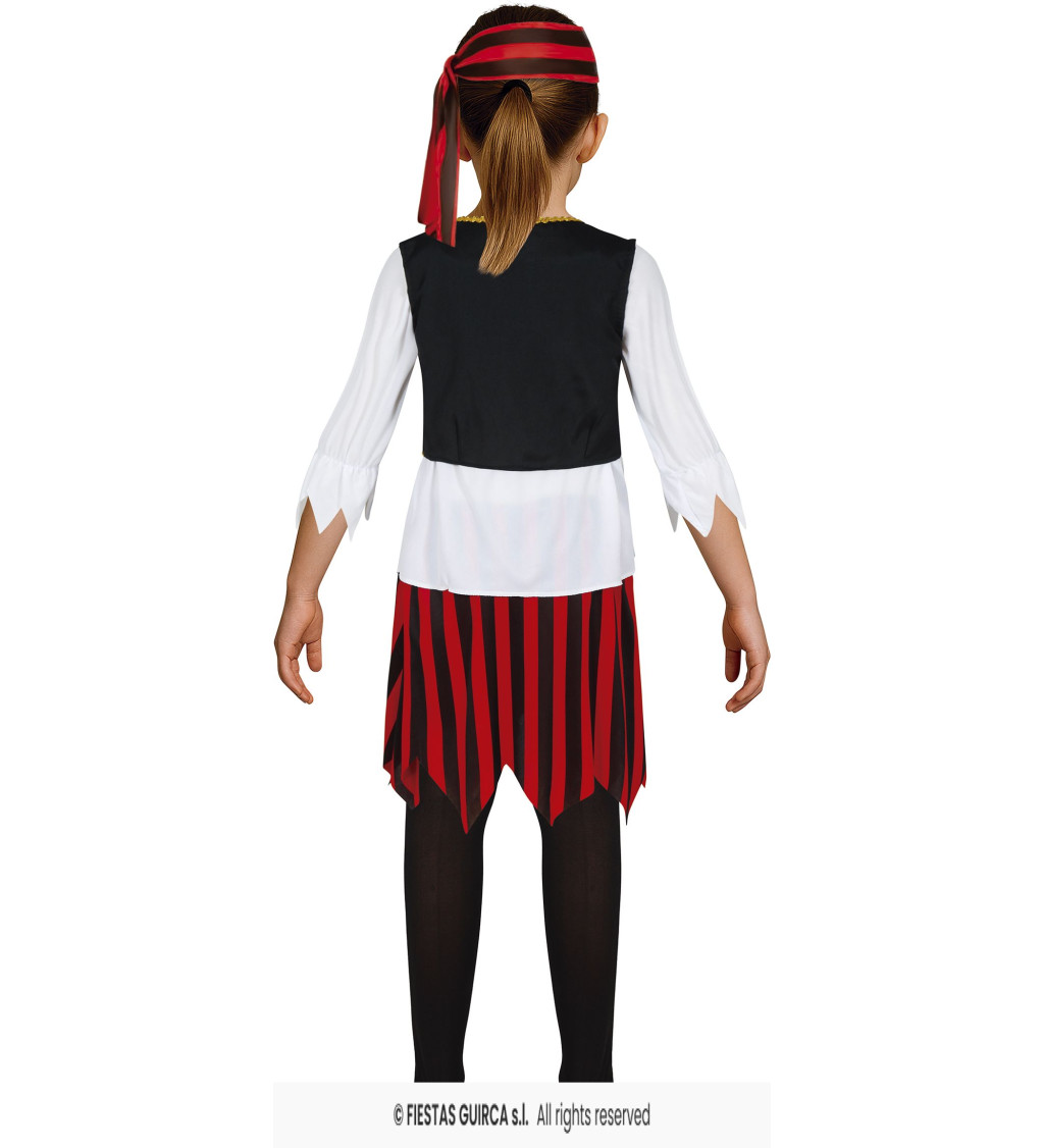 Dětský kostým – pirátka