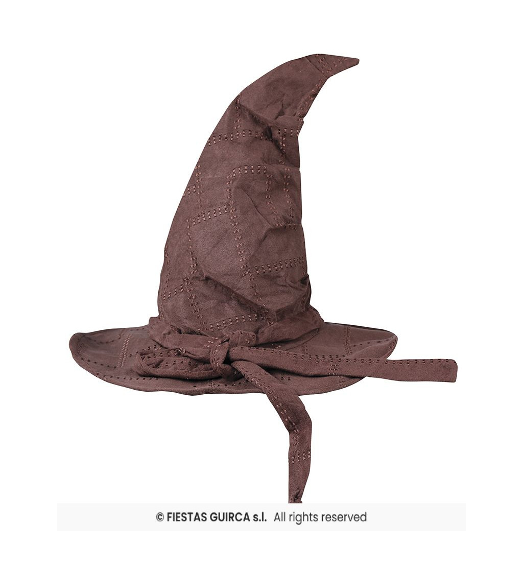 Kouzelnický klobouk pro děti – hnědý