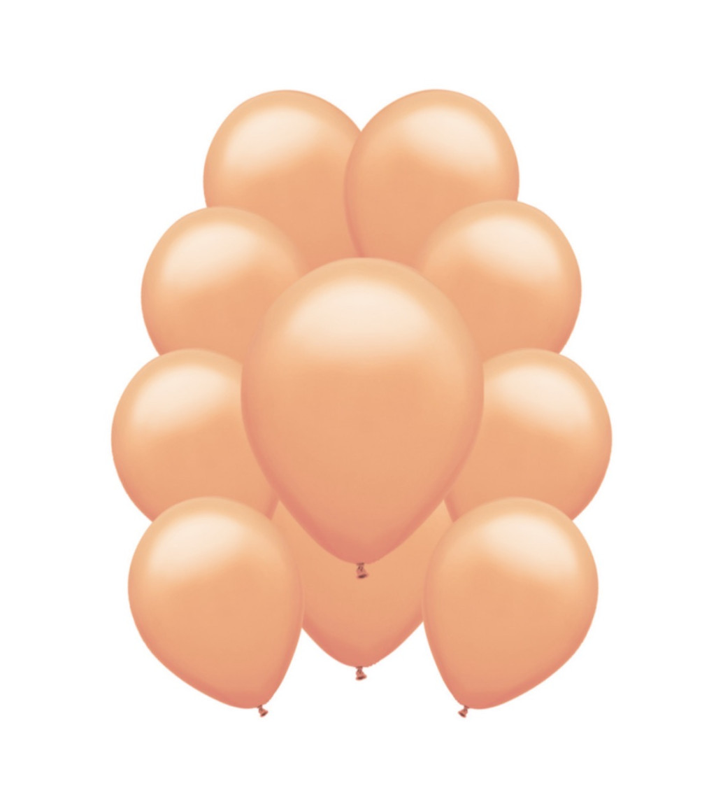 Latexové balónky pastelové - Broskvové