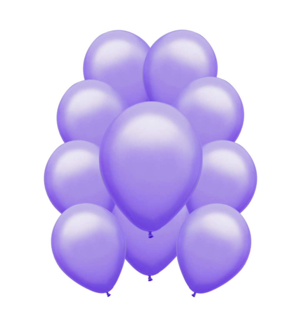 Latexové balónky pastelové - Světlé fialové
