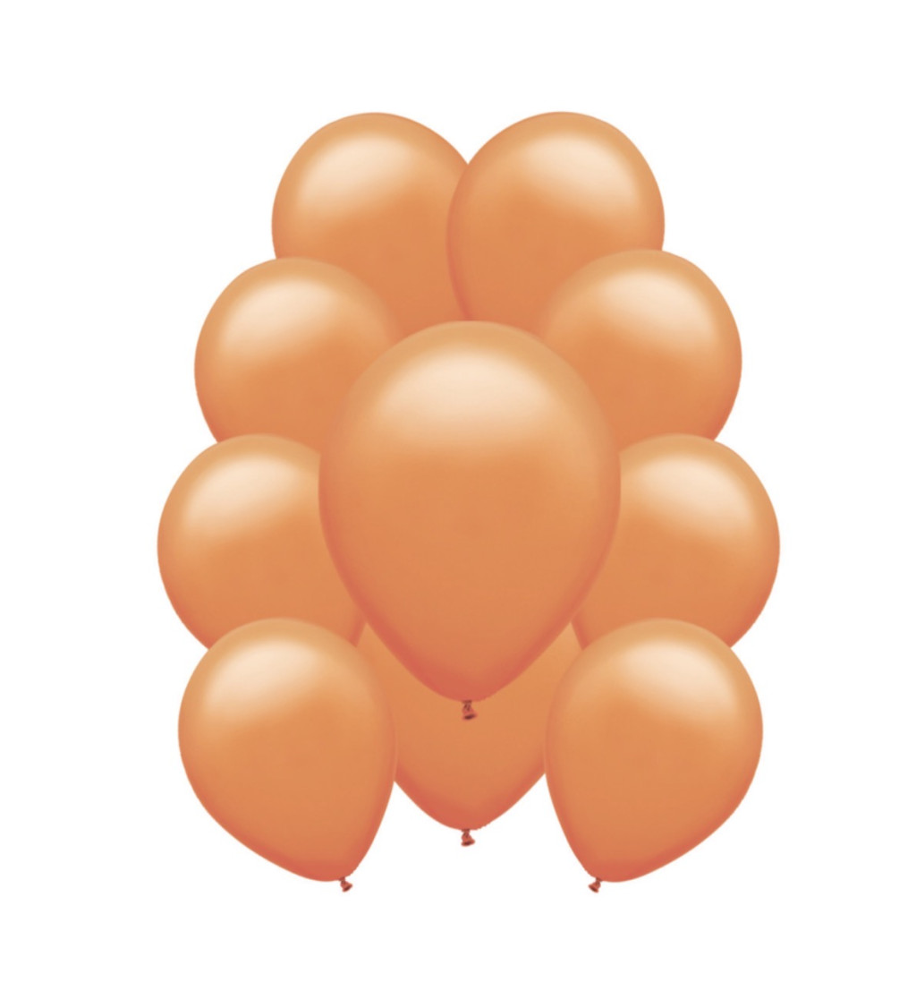 Latexové balónky pastelové - Oranžové