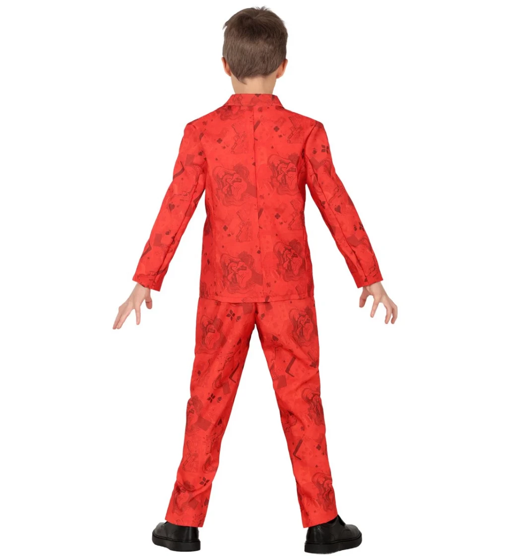 Dětský kostým: červený oblek