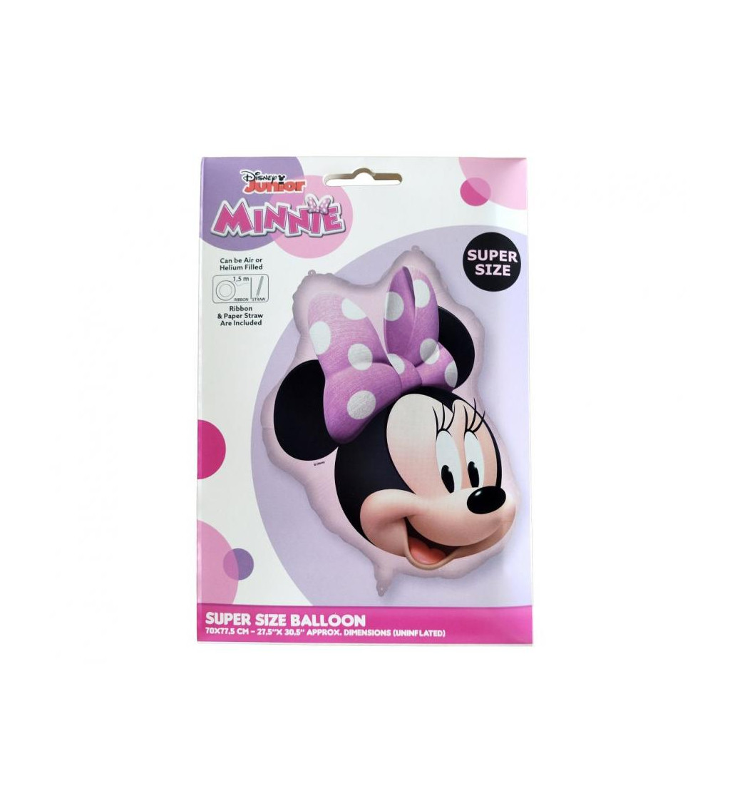 Fóliový balónek Minnie Mouse – 77 cm