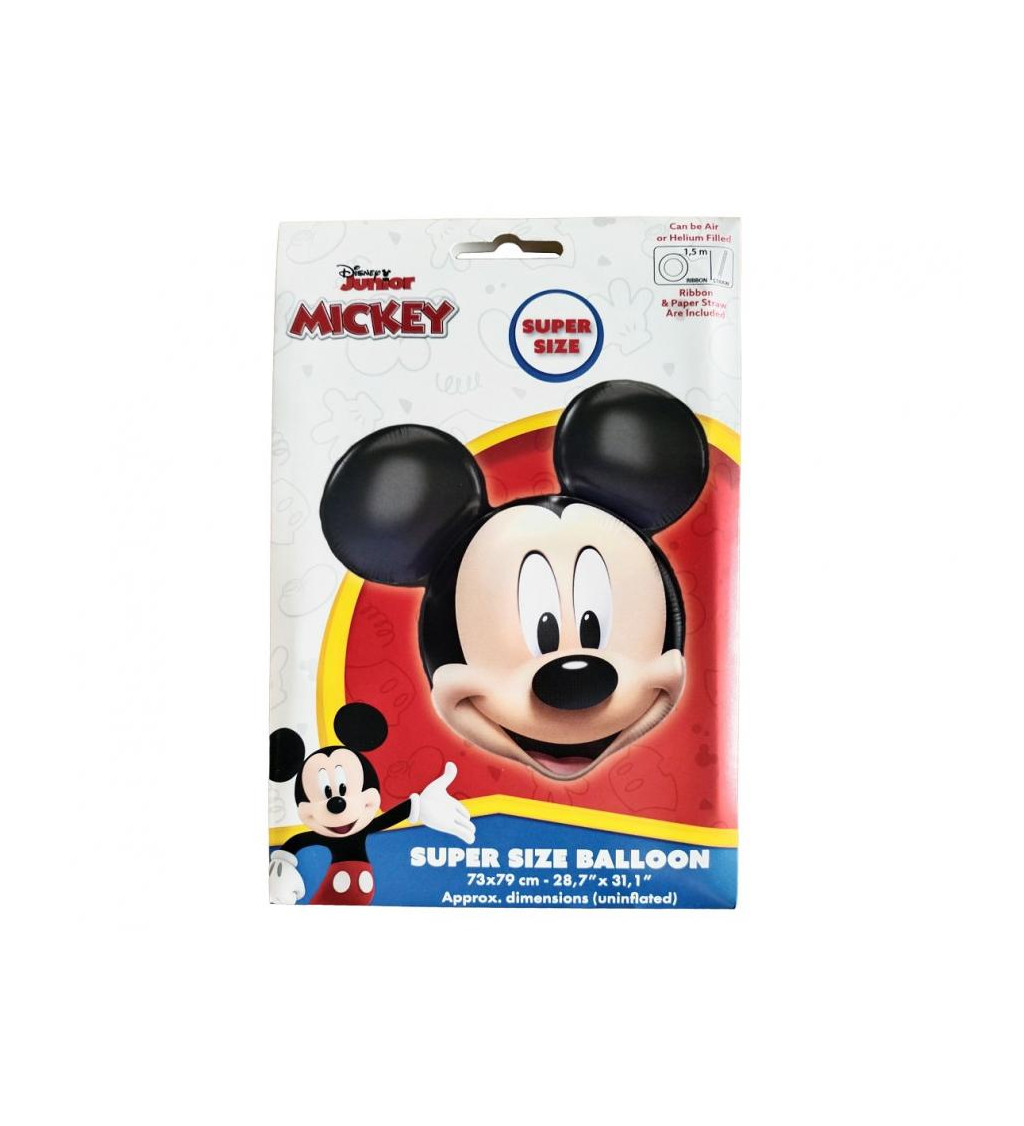 Mickey Mouse hlava – velký fóliový balónek Disney