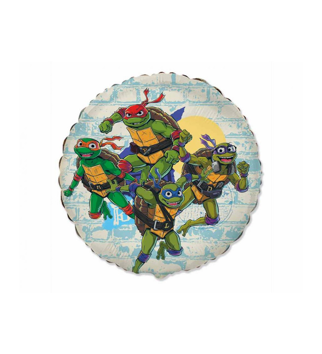 Ninja Turtles – fóliový balónek 46 cm