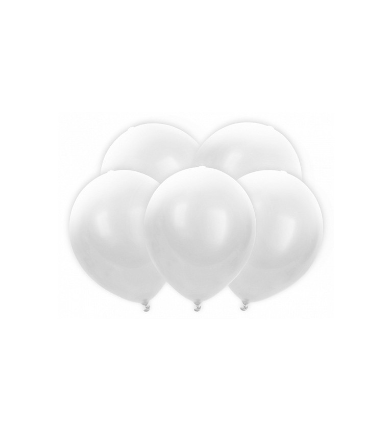LED Balónky - bílé 5 ks
