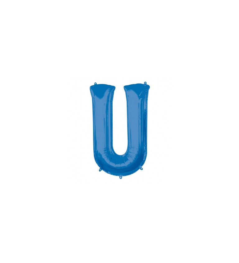 Balonek "U" - modrý