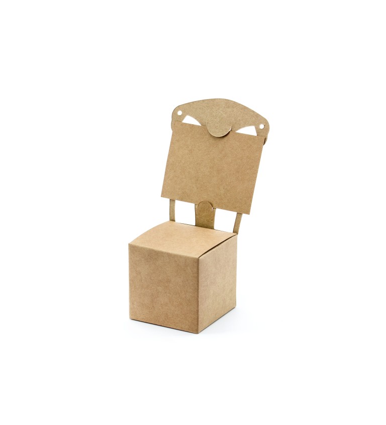 Dárková krabička židlička - 10 ks