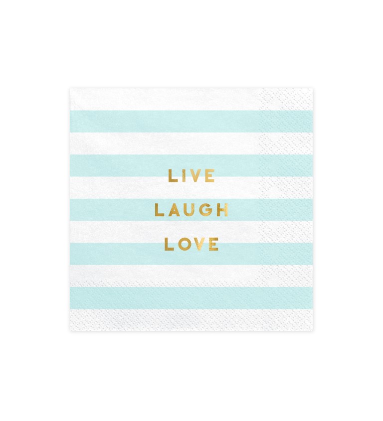 Ubrousek Live Laugh Love - 20 ks