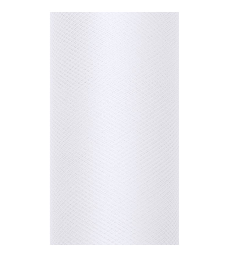 Dekorativní tyl - bílý (30cm)