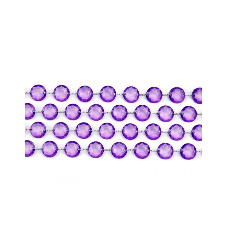 Dekorativní krystalky - fialové