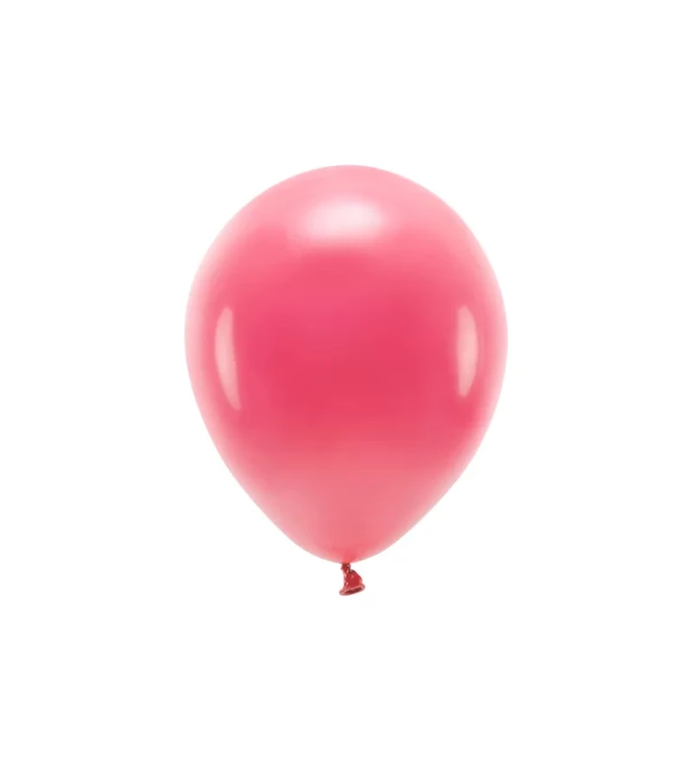 Pastelové balónky Eco - červená
