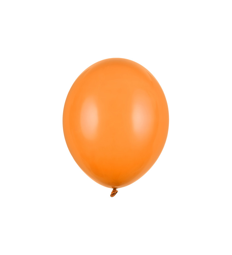 Balení latexových balónků - oranžové