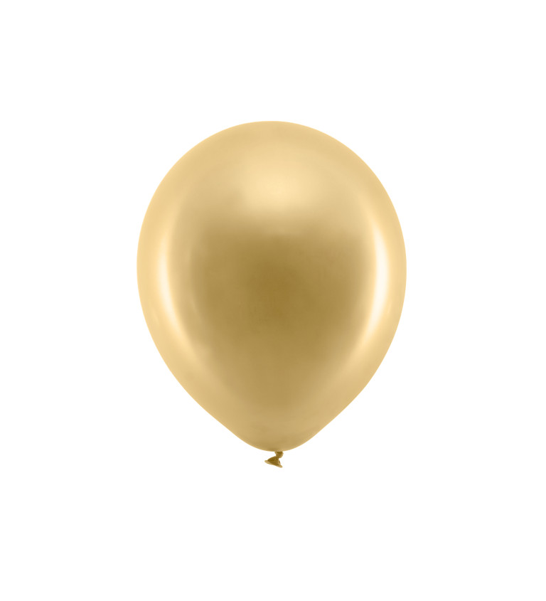 Balónky zlaté latexové