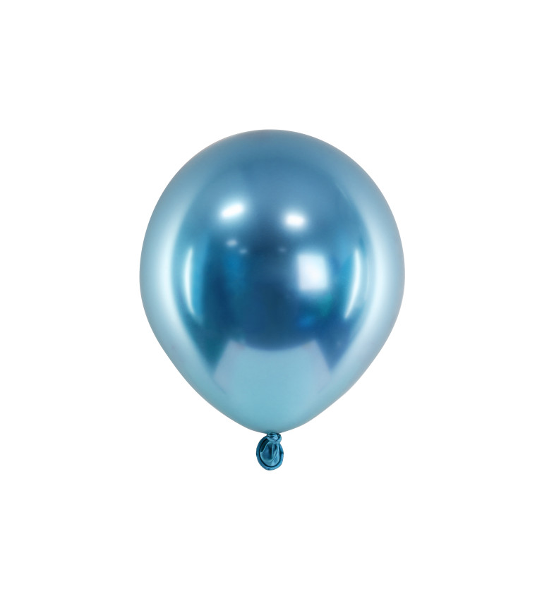 Sada 50 modrých balónků