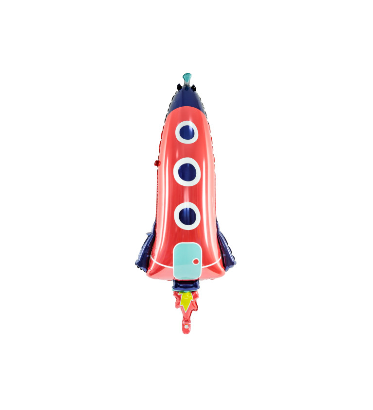 Fóliový balónek - vesmírná raketa