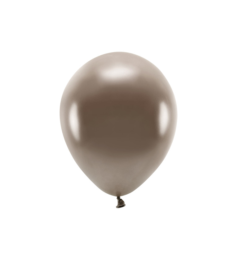 Eko balónky - metalické hnědé