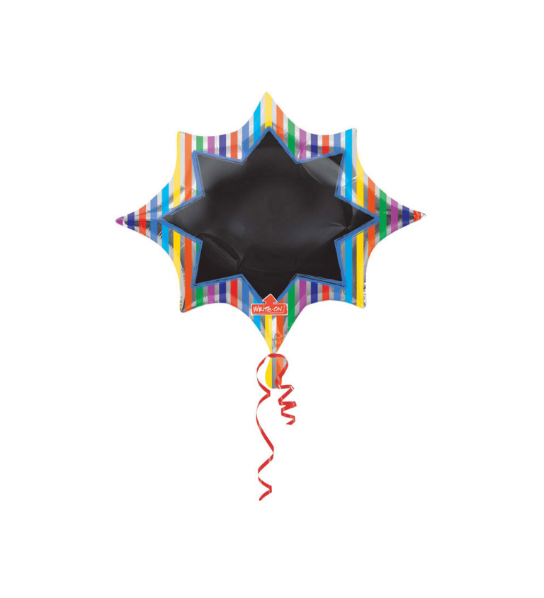 Fóliový balónek - popisovací hvězda