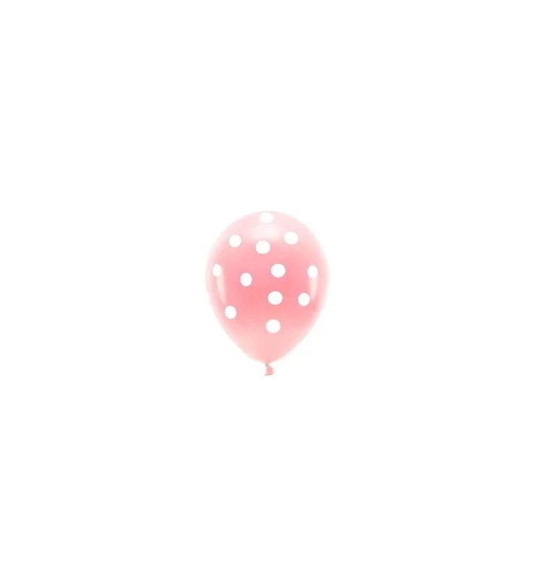 EKO balónky - světle růžový s putníky