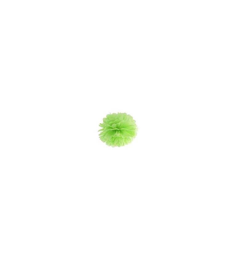 Hedvábná koule - zelená