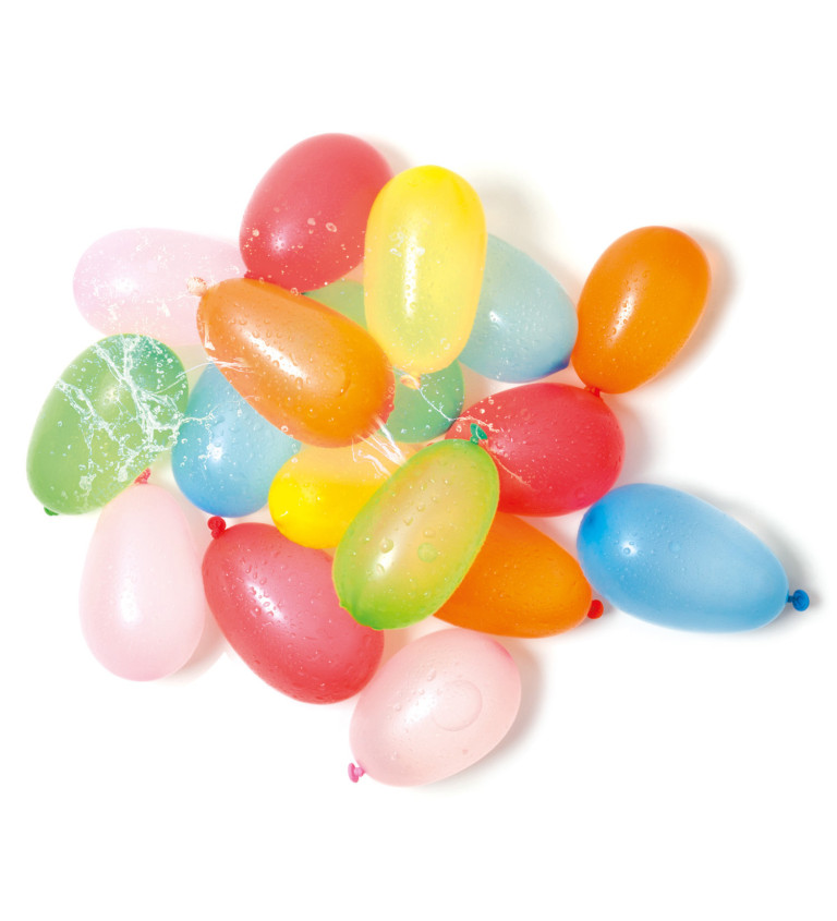 Vodní pastelové balónky