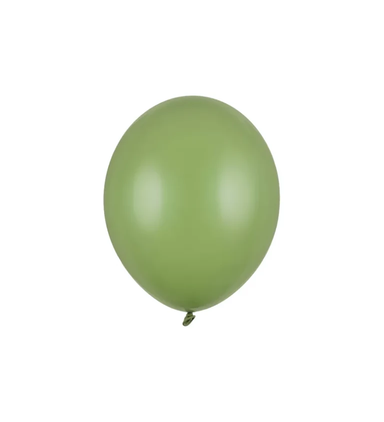 Latexové balónky - Mechově zelené