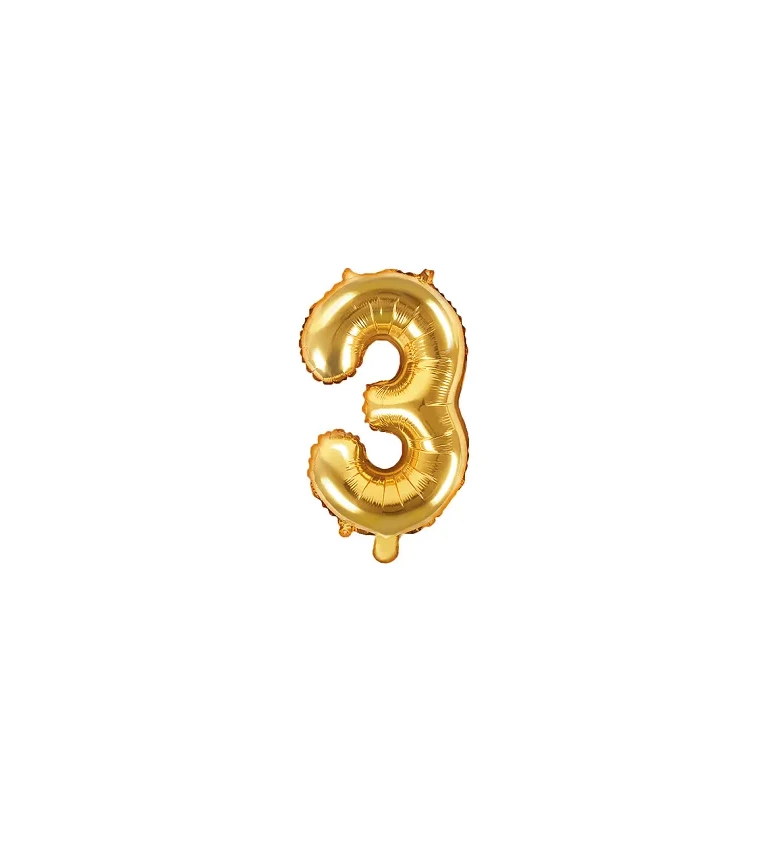 Zlatý balónek - Malá číslice 3