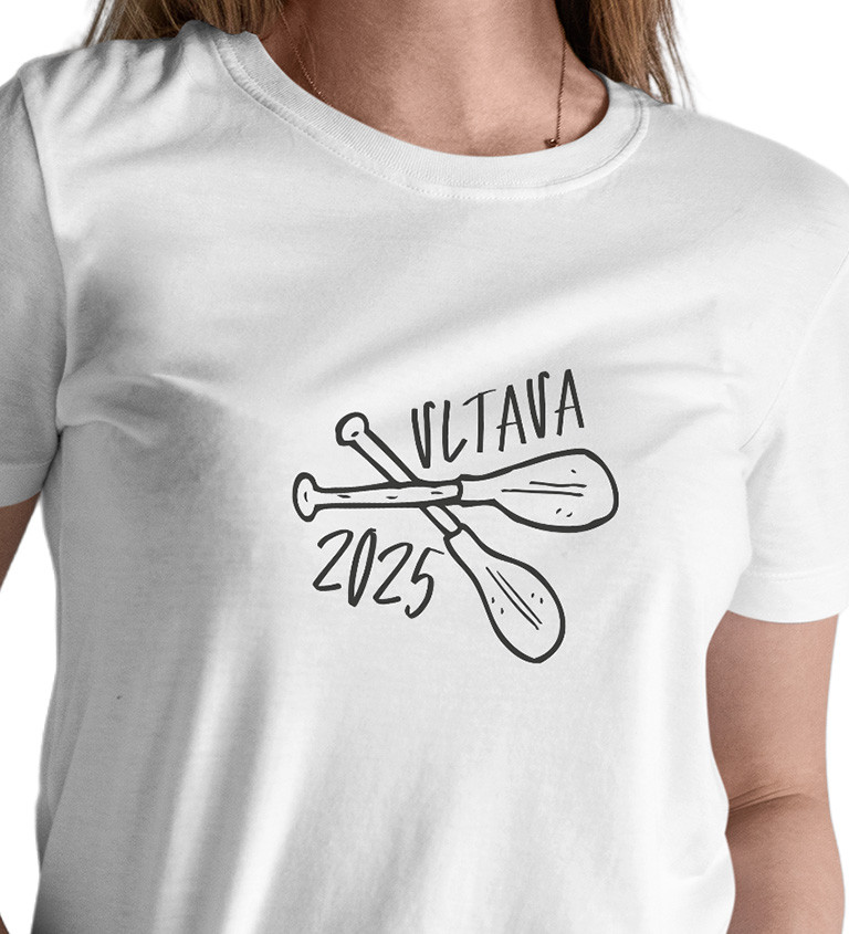 Dámské tričko bílé Vltava 2025 XS