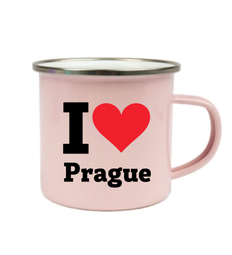 Plecháček růžový I love Prague