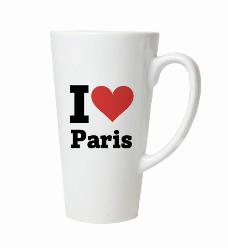 Latte hrnek I love Paris